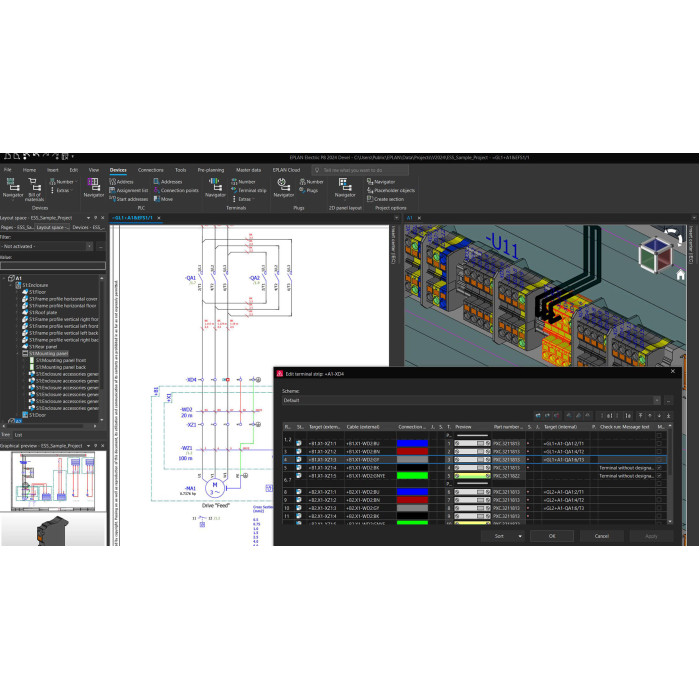 Установка EPLAN Electric P8 — схемы, щиты, отчёты, автоматизация