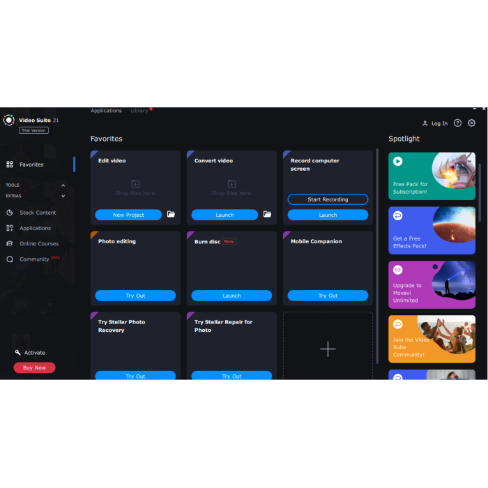 Установка Movavi Video Suite