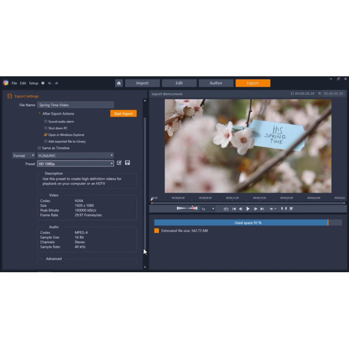 Установка Pinnacle Studio – полный монтажный комплекс