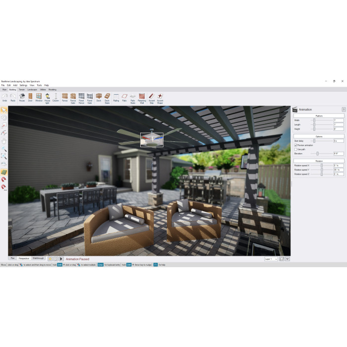 Дистанционная установка Realtime Landscaping Architect