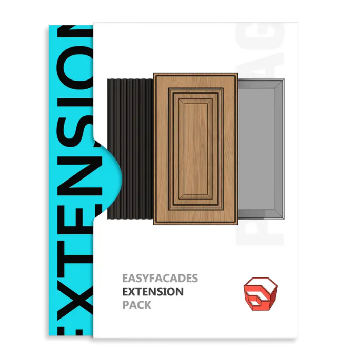 EasyKitchen PRO 4.7 для SketchUp — бібліотека для проєктування кухонь та корпусних меблів