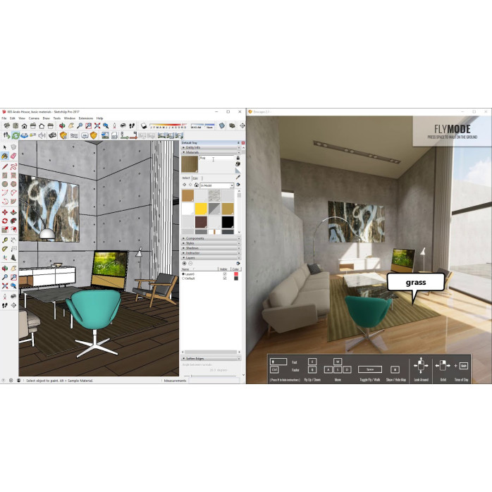 Установка SketchUp + Enscape