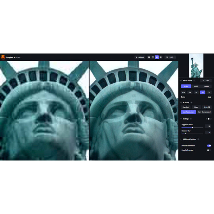 Дистанционная установка Topaz Gigapixel AI