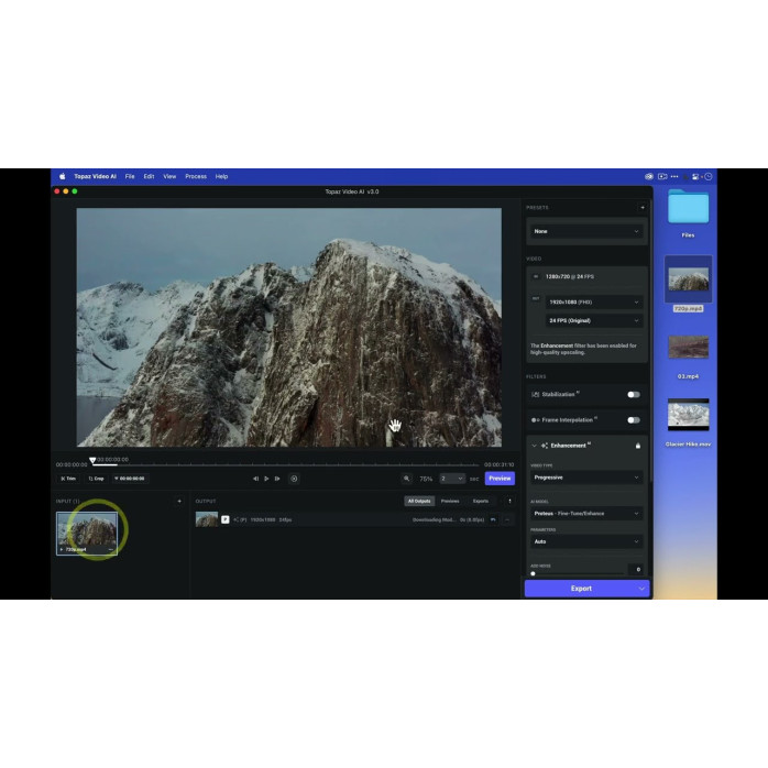 Встановлення Topaz Video AI Pro