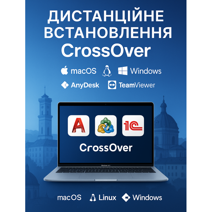 Професійне встановлення та налаштування CrossOver