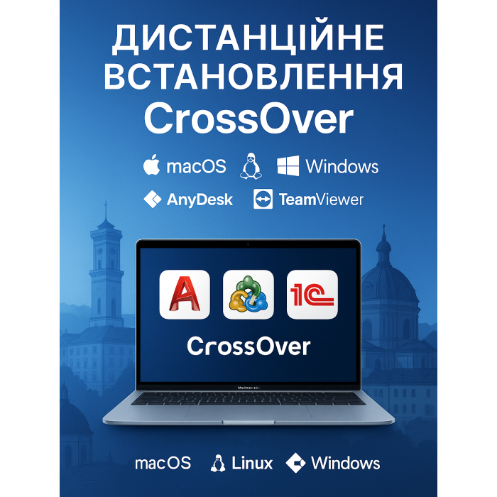 Професійне встановлення та налаштування CrossOver