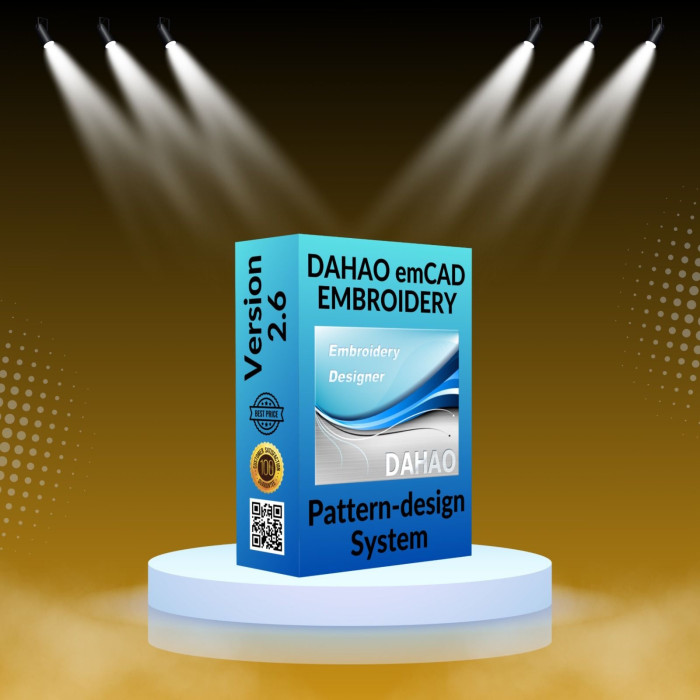 Установка Dahao Embroidery Punching System emCAD дистанционно