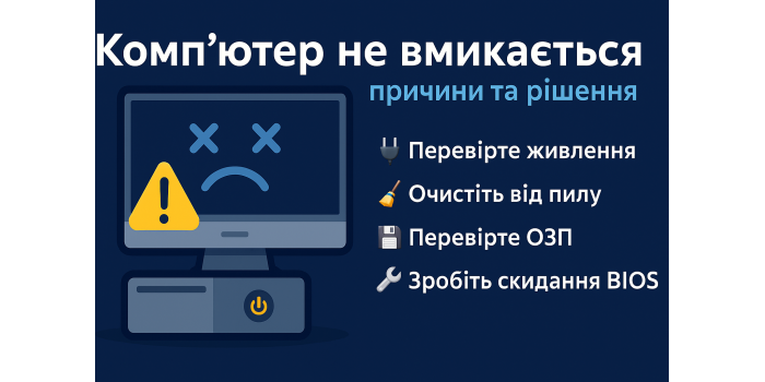 Компьютер не включается
