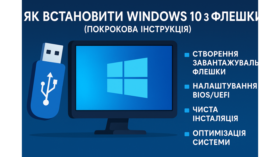 Как установить Windows 10 с флешки (пошаговая инструкция)