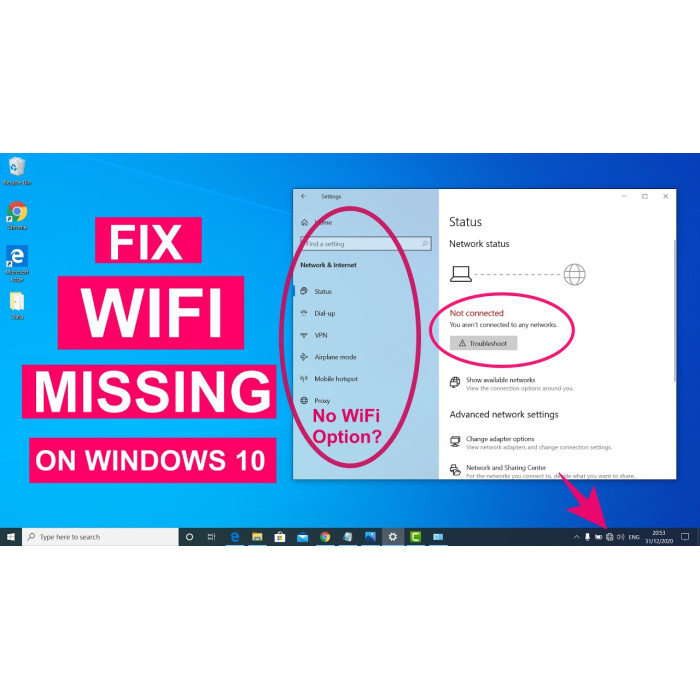 Усунення неполадок Wifi на ноутбуці: прості рішення