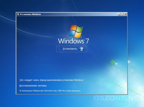 встановити Windows 7