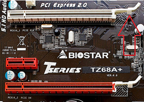 Засувка роз'єму PCI Express