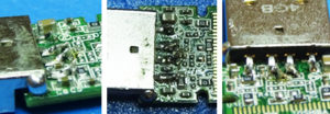 Пошкоджена плата USB накопичувача